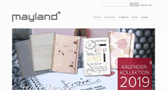Desktop Screenshot of mayland.dk