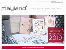 Tablet Screenshot of mayland.dk